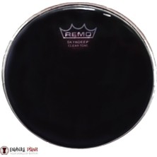 Hakay Remo DA-4387-SD-SC053 Darbuka Derisi Dx Serisi Skyndeep Cleartone 8.75INC 38INC Collar Crimped Hoop Black Smoke Desenli