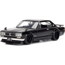 Hakay Jada, 253203004, Hızlı ve Öfkeli 1971 Nissan Skyline 1:24, Die-Cast( Metal ), Açılabilir Bagaj Kaput ve Kapılar, Fast & Furious 1971 Nissan Skyline