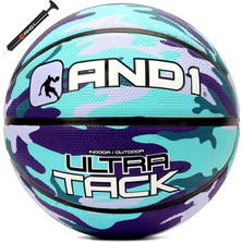 Hakay And1 Ultra Grip Basketbol: Resmi Yönetmelik Boyutu 7 (74,9 Cm), Kauçuk, Derin Kanal Inşaat Sokak Topu, Iç Mekan Dış Mekan Oyunları Için Üretilmiştir
