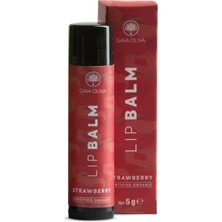 Hakay Çilek Aromalı Organik Nemlendirici Dudak Balmı 5 gr
