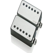 Hakay Emg 57/66 Köprü ve Boyun Humbucker Gitar Pikap Seti, Fırçalanmış Krom