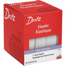 Hakay Dritz Örgü Elastik 1 cm x 25 Yd 1 Ct Notion, 1-Inç x 25 Yard, Beyaz