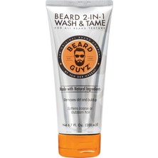 Hakay Beard Guyz 2'si 1 Arada Yıkama ve Evcilleştirme (7.5 Oz)