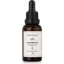 Hakay Bade Natural Avokado Yağı Soğuk SIKIM%100 Saf 30 ml