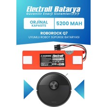 Electroll Roborock Q7 Uyumlu Batarya (Orijinal Kapasite) 5200mah Pil Robot Süpürge Batarya Değişimi