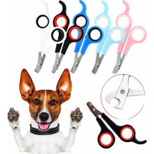 Hakay Kedi Köpek Tırnak Makası, Renkli Paslanmaz Çelik Tırnak Kesici, Evcil Hayvanlar Için Güvenli ve Ergonomik Tırnak Makası, Kedi, Küçük Köpek ve Tavşanlar Için Uygun Asorti Çok Renkli