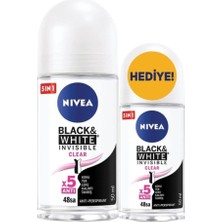Hakay Nıvea Roll-On Byn B&w Clear 50ML+ROLL-ON 25ML