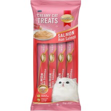Hakay Smartheart Krema Kedi Ödülü Somon 4X15 gr