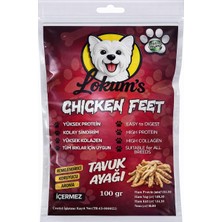 Hakay Lokums Köpek Kurutulmuş Tavuk Ayağı Ödül MAMASI,%100 Doğal, Katkısız, Yüksek Protein, Stick