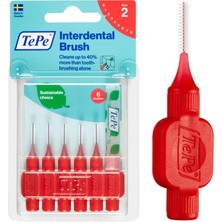 Hakay Tepe Arayüz Fırçası, Orijinal, Kırmızı, 0,5 Mm/ıso 2, 6 Adet