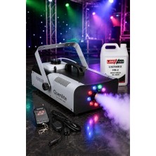 Hakay Quenlite QL-2200LK Dmx Rgb Sis Makinası 2200 Watt Dmx Kontrollü LED Işıklı (5 Litre Likitli)