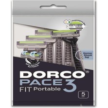 Hakay Dorco Pace 3 Bıçaklı Fit Portatable 5'li Paket