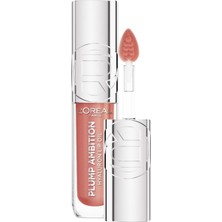 Hakay L'oreal Paris Plump Ambition Hyaluron Lip Oil Besleyici ve Nemlendirici Dudak Parlatıcısı - 650 Nude Macaron