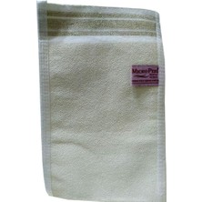 Hakay Micro Peel Ipek Sırt ve Vücut Kesesi Beyaz 17X27 cm