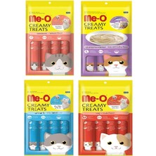 Hakay Me-O Creamy Treats 4 Çeşit Karma Sıvı Kedi Ödülü x 4 Adet