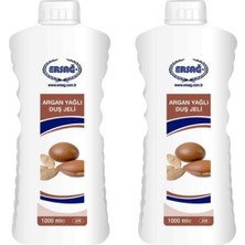 Hakay Ersağ Argan Yağlı Duş Jeli 1000 ml 2 Adet