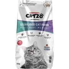 Hakay Catzo Premium Tavuklu Kısır Kedi Maması 15 kg