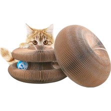 Hakay Pribor Kedi Tırmalama Toplu Akordiyon Kedi Oyuncağı