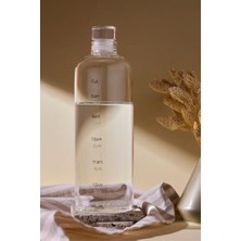 Esranın Dünyası Mercan Borosilikat Cam 1000 ml Su Şişesi ve Matara