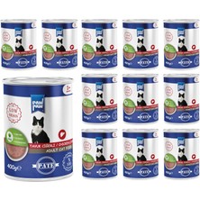 Hakay Pawpaw Yetişkin Kedi Tavuk Ciğerli Pate 400 gr x 12 Adet
