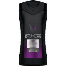 Hakay Axe Excite Duş Jeli, 250ML, Hindistan Cevizi ve Siyah Biber Aroması