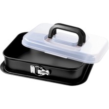 Hakay Kaiser Bake & Take Kelepçeli Kapaklı Kek Kalıbı 36X24 cm