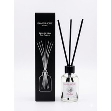 Hakay Bambuhome Diffuser Pudra Oda Kokusu, 50 ml Pudra Kokusu, Bambu Çubuk Sistemi, Güç Kaynağı Gerektirmez, Ev ve Ofis Için, Reed Diffuser
