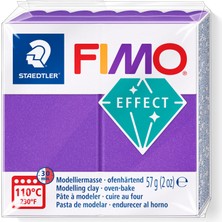 Hakay Staedtler Fimo 8010-61 Fimo Effect Modelleme Kili 57 gr Metalik Lila