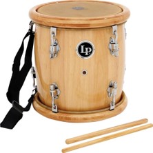 Hakay Lp Latin Percussion LP271-WD Tambora Siam Oak 11 Inç, Doğal Kürk, Siyah Naylon Taşıma Kayışı, Akort Anahtarı, Akort Yağı ve Tokmak Dahil