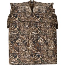 Hakay Realtree Max-5 Kamuflaj Yorgan Seti, Birinci Sınıf Polyester Pamuk Kumaş, Kamuflaj Yatak Seti Queen, Süper Yumuşak 3 Parça Orman Yatak Seti Avcılık ve Dış Mekan, Makinede Yıkanabilir (Çift Kişilik)