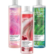 Hakay Avon Gül Amber Misk Hindistan Cevizi ve Böğürtlen Kokulu Duş Jeli Paketi
