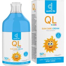 Hakay Quality Life Ql Kids Bebek Güneş Kremi 50+ Faktör Spf 110 ml Çok Yüksek Koruma Çocuk Güneş Kremi