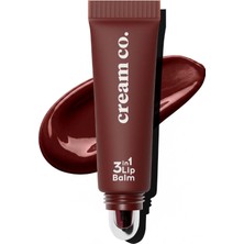 Hakay Cream Co. Nemlendirici Parlatıcı 3in1 Lip Balm, Dudak Bakım, Black Cherry Bordo, Hyaluronik Asit Seramid