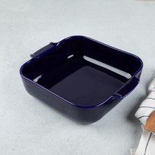 Hakay Aryıldız Elissa Fırın Kabı Kare 28CM Kobalt