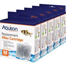 Hakay Aqueon Akvaryum Balık Tankı Yedek Filtre Kartuşları Orta - 15 Paket