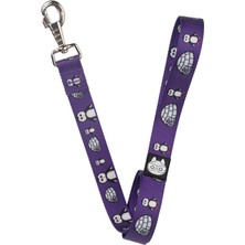 Hakay Nazz Köpek Gezdirme Tasması Penguenli Mor Medium 2X120 cm
