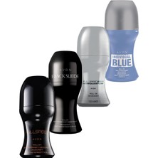 Hakay Avon Full Speed, Full Speed Quantum, Individual Blue ve Black Suede Erkek Rollon Paketi