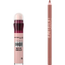 Hakay Maybelline New York Instant Anti Age Eraser Kapatıcı- 05 Brighten & Maybelline New York Lifter Gloss Nemlendirici Dudak Parlatıcısı - 05 On It