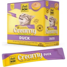 Hakay Delibon Creamy Ördekli Sıvı Kedi Ödülü 15 gr 100'LÜ Paket
