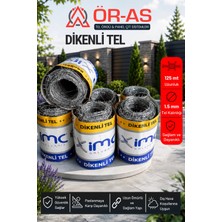 Ör-As Tel Örgü Dikenli Tel 1.5 mm Kalınlık 125 mt