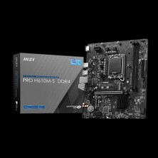 Hakay Msı Pro H610M-S Ddr4+Intel I5 14400F+16GB Ddr4 Ram Anakart+Islemcı+Ram Bundle