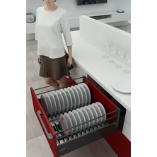 Hakay Tify Çekmece Içi Tabaklık 27CMX48CM, Antresit (3cm En ve 6 cm Boydan Kesilebilir)