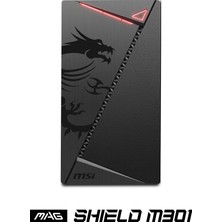 Hakay Msı Mag Shield M301 1X120MM Fan USB 3.2 Micro-Atx Tower Gaming (Oyuncu) Kasa