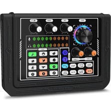 Hakay Coverzone Ses Kartı Youtube Kick Podcast ve Yayıncı, Ses Kartı, Dj Mikser, Taşınabilir Podcast Prodüksiyon Stüdyosu, Canlı Yayın, Kayıt, Oyun Için Kondenser Ses Kartlı Mikrofon Mikseri P800