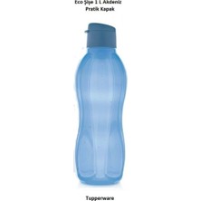 Hakay Tupperware Eko Şişe 1 Lt Akdeniz Mavisi Suluk - Matara
