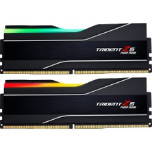 Hakay G.skıll Trident Z5 Neo Rgb Serisi (Amd Expo) Ddr5 Ram 32GB (2X16GB) 6400MT/S CL32-39-39-102 1.40V Masaüstü Bilgisayar Belleği Udımm - Mat Siyah (F5-6400J3239G16GX2-TZ5NR)