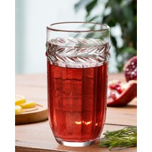 Hakay Madame Coco Medeline 4'lü Meşrubat Bardak Seti 350 ml