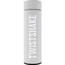 Hakay Twistshake Sıcak Soğuk Korumalı Termoslu Mama ve Içecek Şişesi Beyaz 420 ml