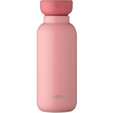 Hakay Mepal - Elipse Termos Şişe, Çift Duvarlı Termos Su Şişesi, Yolculuk Için Termos Şişe, 9 Saat Sıcak ve 12 Saat Soğuk - Paslanmaz Çelik - 350 ml - Nordic Pink