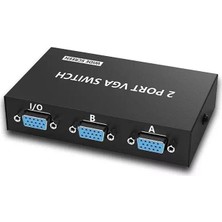 Hakay Primex PX-1260 2 Port VGA Switch, 2 Pc 1 Monitör Manuel VGA Çoklayıcı, VGA Kvm Ekran Seçici Switch, Bilgisayar Laptop Dvr Projeksiyon Monitör Bağlantı Aparatı